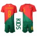 Maillot de foot le Portugal Bruno Fernandes #8 Domicile vêtements enfant Monde 2022 Manches Courtes (+ pantalon court)